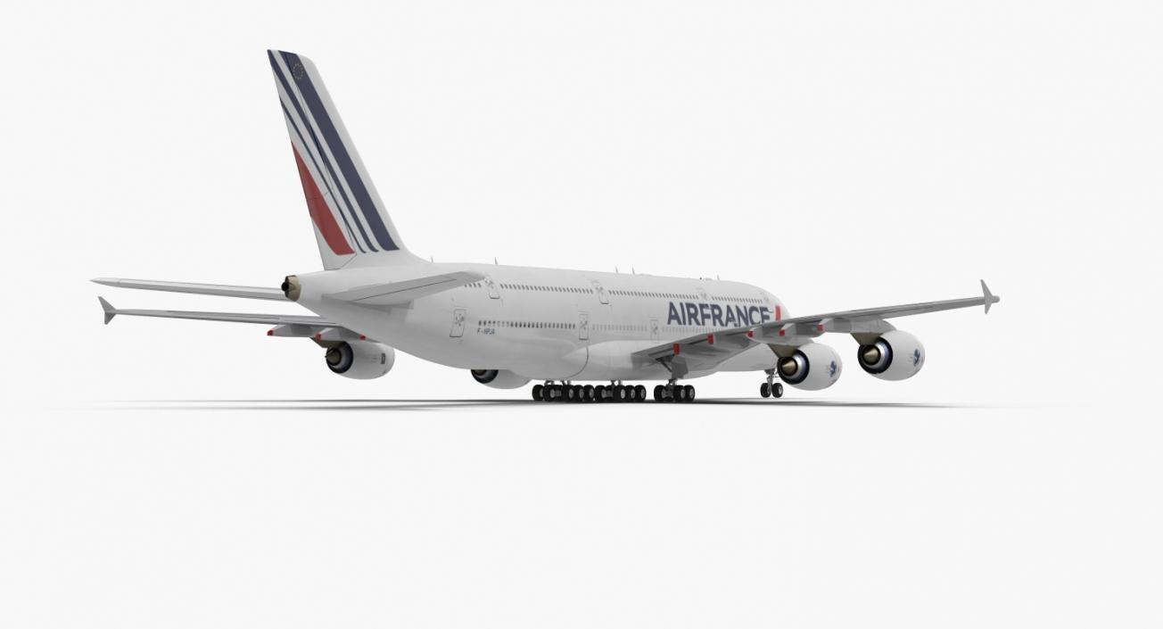 Airbus A380-1000 Air France 3D